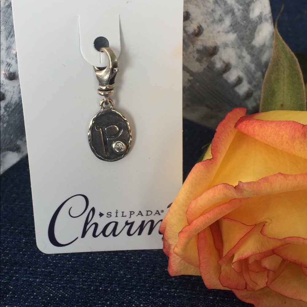 Silpada Sterling Silver “P” Charm